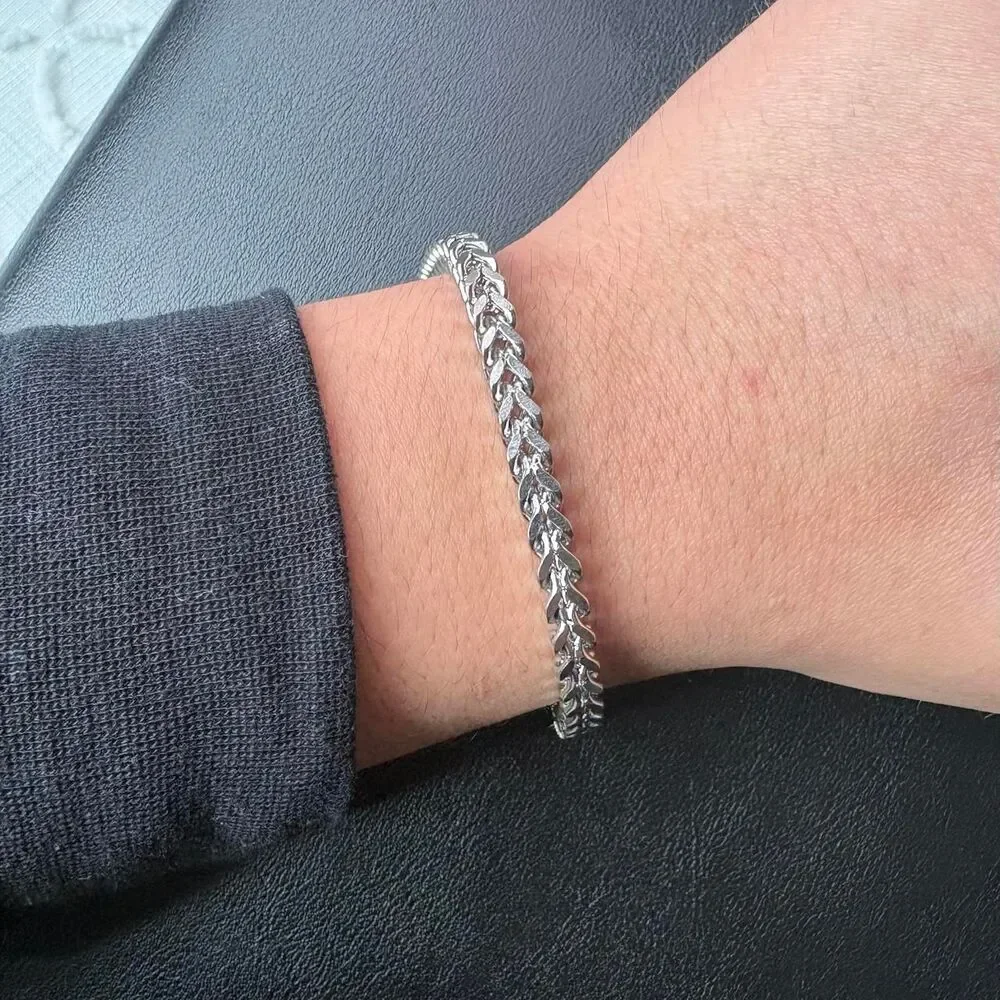 Unbranded Men's Silver and Grey Jewellery